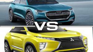Audi e-tron quattro Concept vs Mitsubishi eX Concept