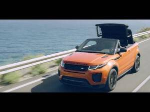 New Range Rover Evoque Convertible SUV: Z-Folding Roof