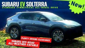 All New 2022 Subaru Solterra Ev SUV: Real First look and Off Road Capable